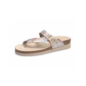 NEW MEPHISTO women's helen metallic leather sandal in fog paint